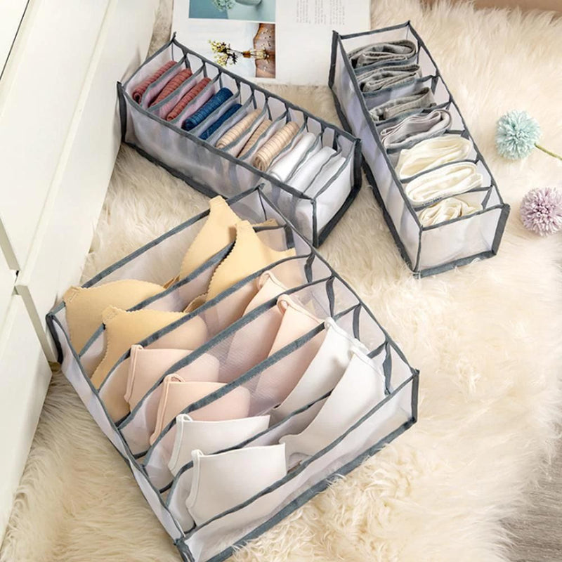 3-Pack Drawer Organisers